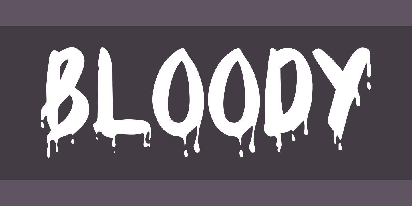Bloody Font